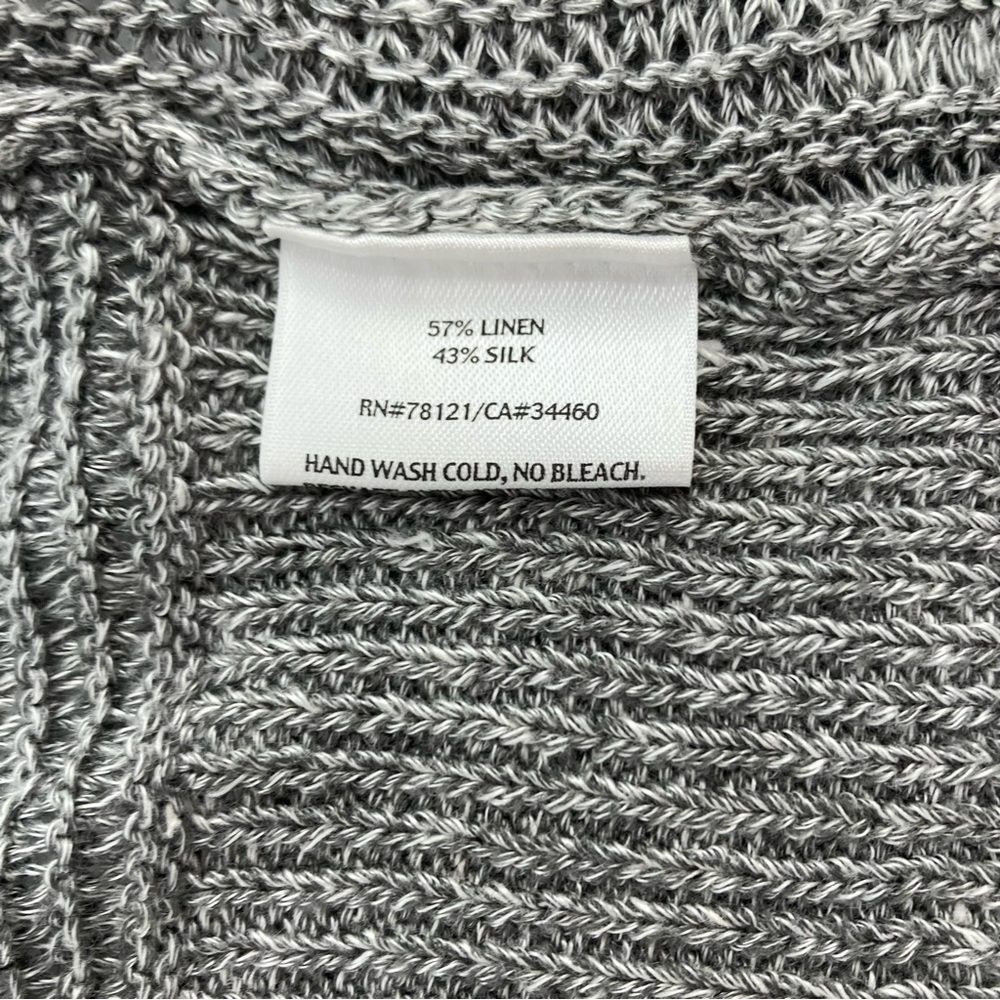 Eileen Fischer silk and Linen Blend Knit Cardigan - Size Small - Picture 7 of 10